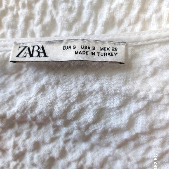 Womans Zara popcorn texture crop top - Picture 5 of 7